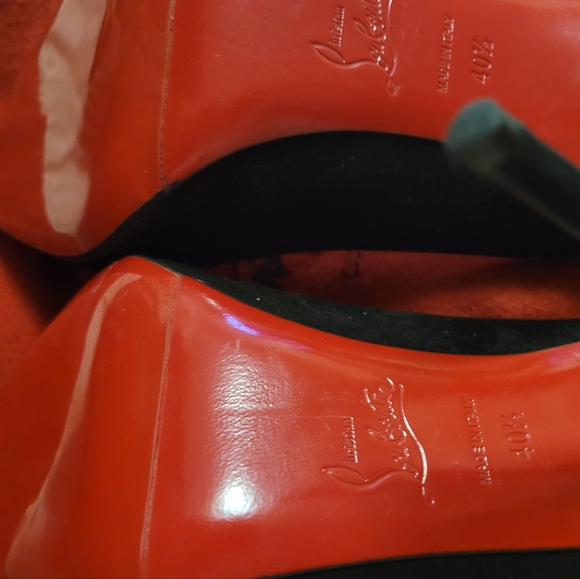 Christian Louboutin So Kate 40.5 Suede Black - Picture 5 of 6